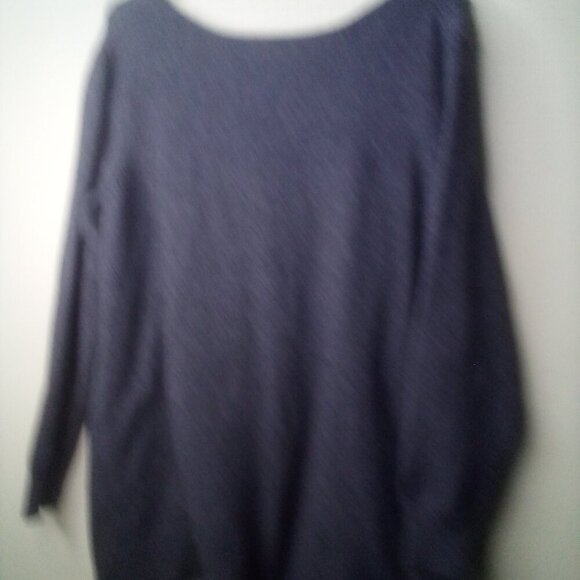 Lane Bryant Sweater Pullover 18 20 Women Long Sleeve V-Neck Gray - Picture 4 of 16